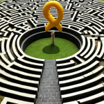 **

A labyrinth symbolizing SEO challenges in the Netherlands, with keywords like "zoekwoorden" (keywords), "backlinks," and "content marketing" scattered throughout. Make it visually appealing and slightly humorous.

**