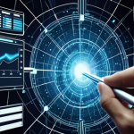 **

"Dynamic advertising landscape, AI tools analyzing data, marketer creatively brainstorming, digital futuristic interface, emphasizing the blend of technology and human creativity in advertising."

**