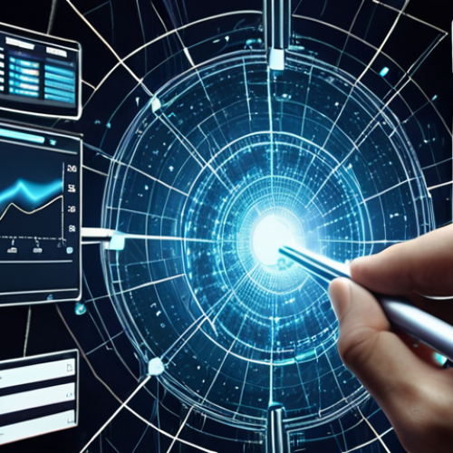 **

"Dynamic advertising landscape, AI tools analyzing data, marketer creatively brainstorming, digital futuristic interface, emphasizing the blend of technology and human creativity in advertising."

**