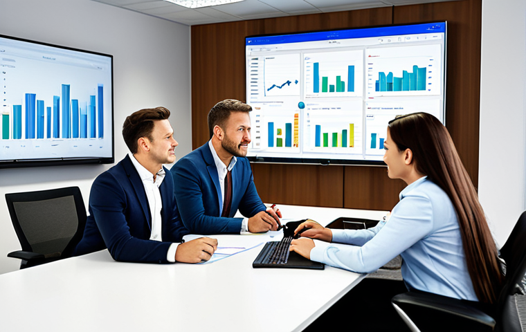광고홍보사 시험 주요 과목 분석 - Strategic Planning Meeting**
"A diverse team of professionals in a modern office brainstorming sess...