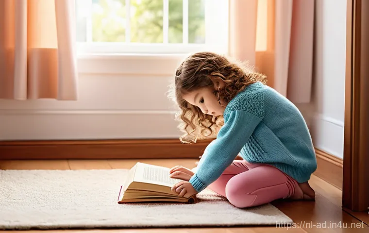 광고홍보사와 광고 전문가 협업 - **Prompt 1: Cozy Reading Nook**
A warm, inviting scene featuring a young girl, about 8 years old...
